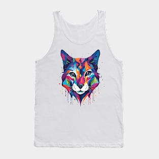 colorful cat Tank Top